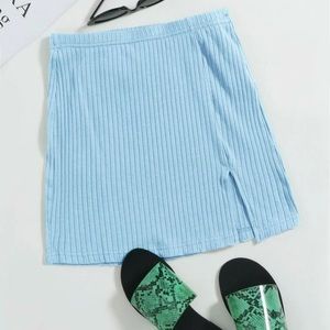 Pastel Blue Mini Skirt